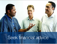 Seek Financial advice